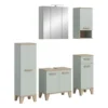 Hioshop Star badkamer incl verlichting 158cm lichtgroen