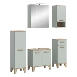 Hioshop Star badkamer incl verlichting 158cm lichtgroen