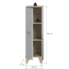 Hioshop Star badkamerkast 1 deur lichtgroen