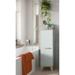 Hioshop Star badkamerkast 1 deur lichtgroen
