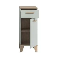 Hioshop Star badkamerkast 2 laden- 1 deur lichtgroen
