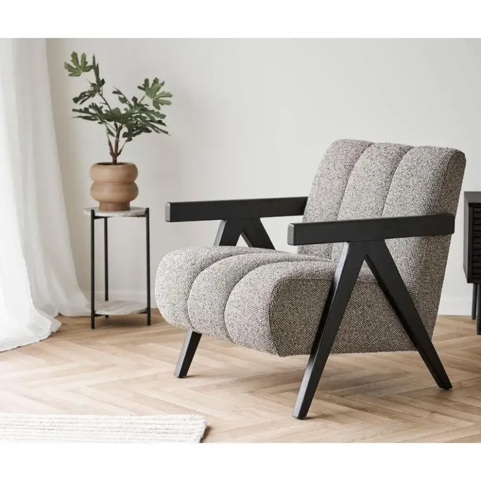 Hioshop Stina bloempot Ø19cm bruin