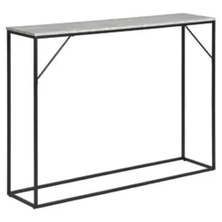 Hioshop Vita sidetable 1 plank travertin decor