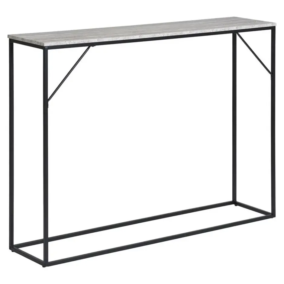 Hioshop Vita sidetable 1 plank travertin decor