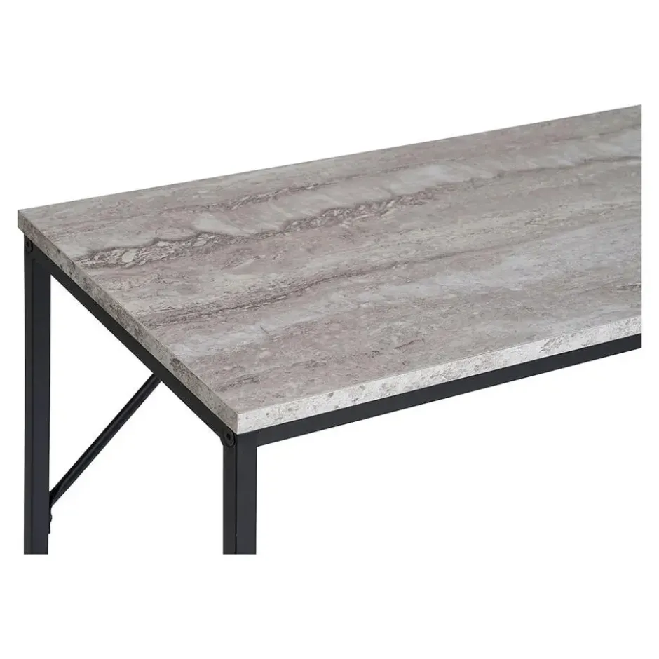 Hioshop Vita sidetable 1 plank travertin decor