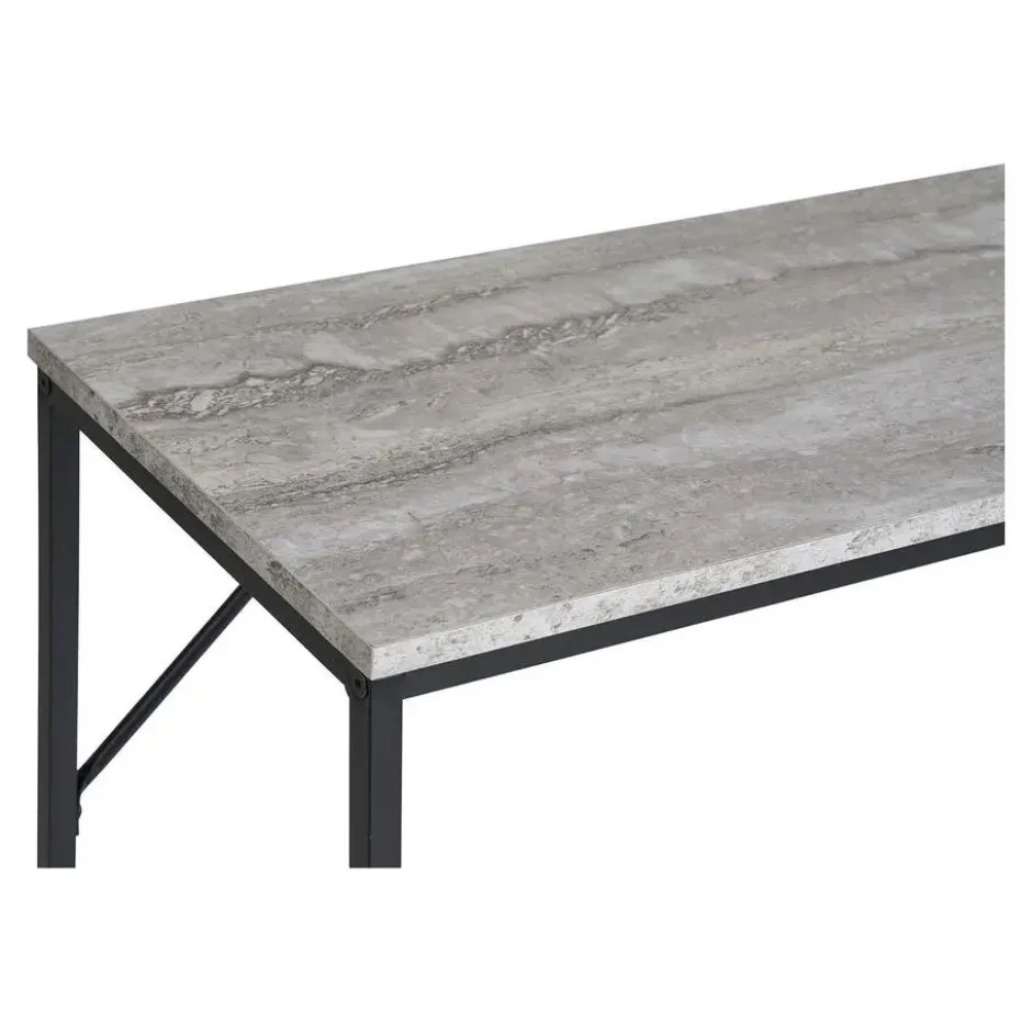 Hioshop Vita sidetable 1 plank travertin decor