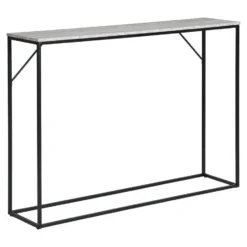 Hioshop Vita sidetable 1 plank travertin decor