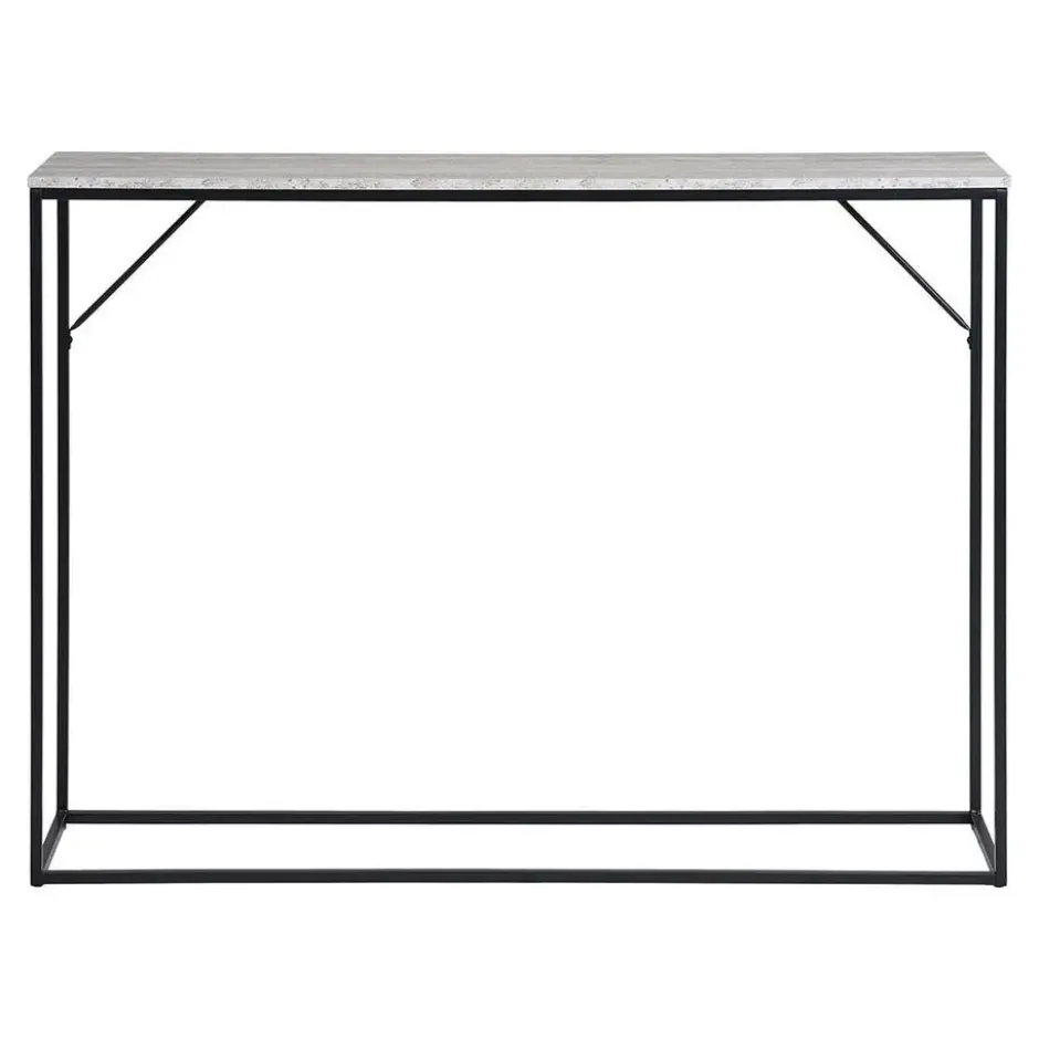 Hioshop Vita sidetable 1 plank travertin decor