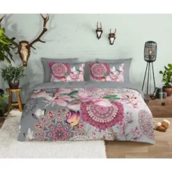 Hip Dekbedovertrek Flanel Mandala's-2-persoons (200 x 200/220 cm)