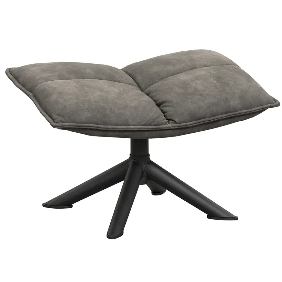 Hocker Clayton - antraciet - 45x64x41,50 cm