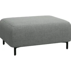 Hocker Elsa - stof Eden - grijs