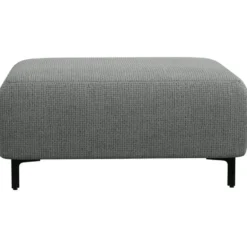 Hocker Elsa - stof Eden - grijs