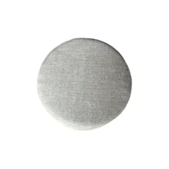 Hocker Rond Beige Stof - 60x60x32cm - Cremona