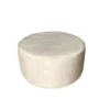 Hocker Rond Crème Stof - 80x80x39cm - Adore