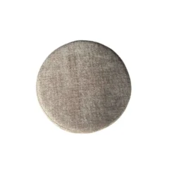 Hocker Rond Taupe Stof - 60x60x32cm - Cremona