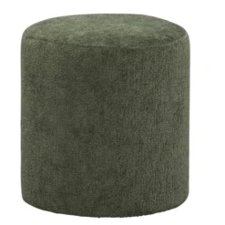 Hocker Wenen - groen - 40xØ37 cm