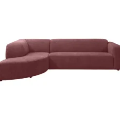 Hoekbank Astoria links - Venro - wijnrood