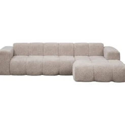 Hoekbank Beau rechts - panter - beige