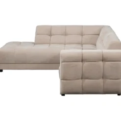 Hoekbank Charlotte met chaise longue links - Maloy - beige