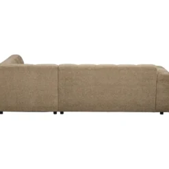 Hoekbank Charlotte met chaise longue rechts - Raven - taupe