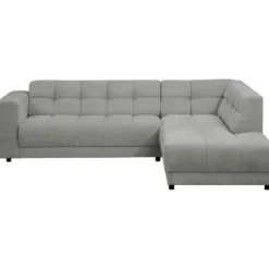 Hoekbank Charlotte met chaise longue rechts - Maloy grijs