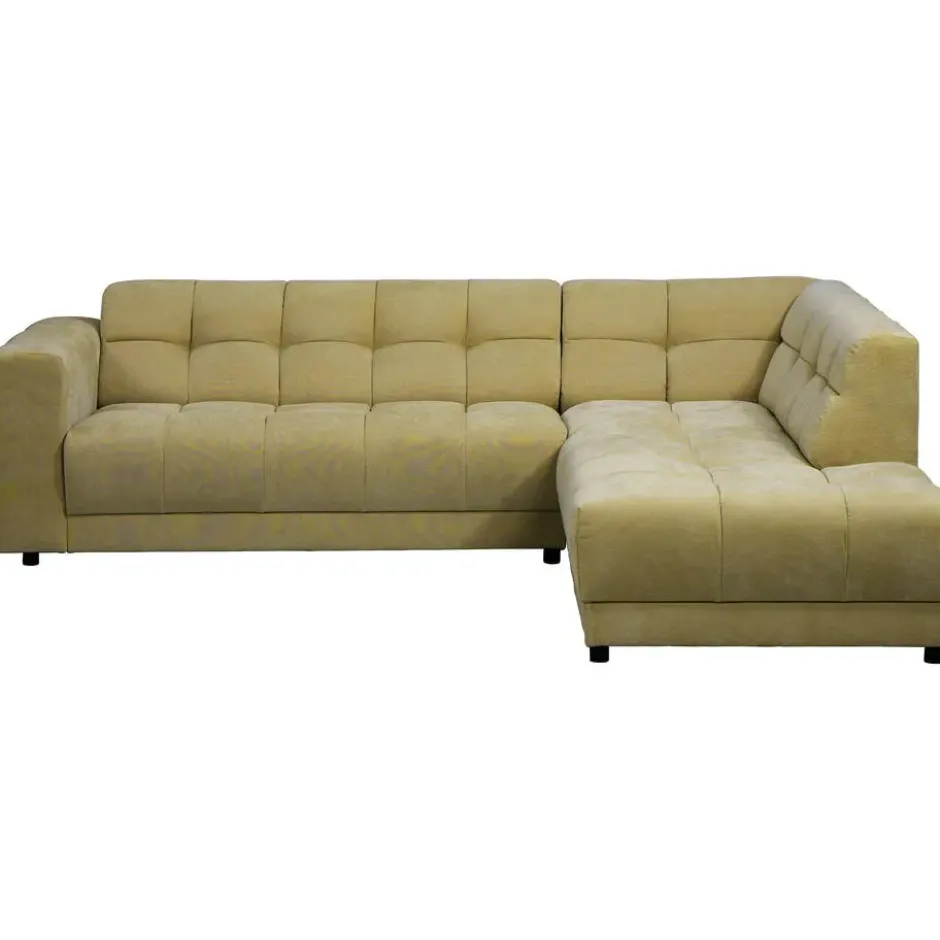 Hoekbank Charlotte met chaise longue rechts - Maloy - groen