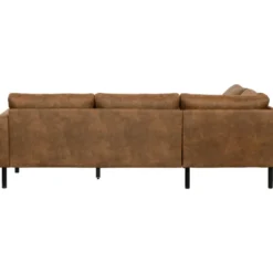 Hoekbank Collin links - cognac
