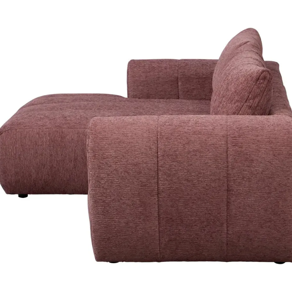 Hoekbank Juliette links - Alorra - mauve