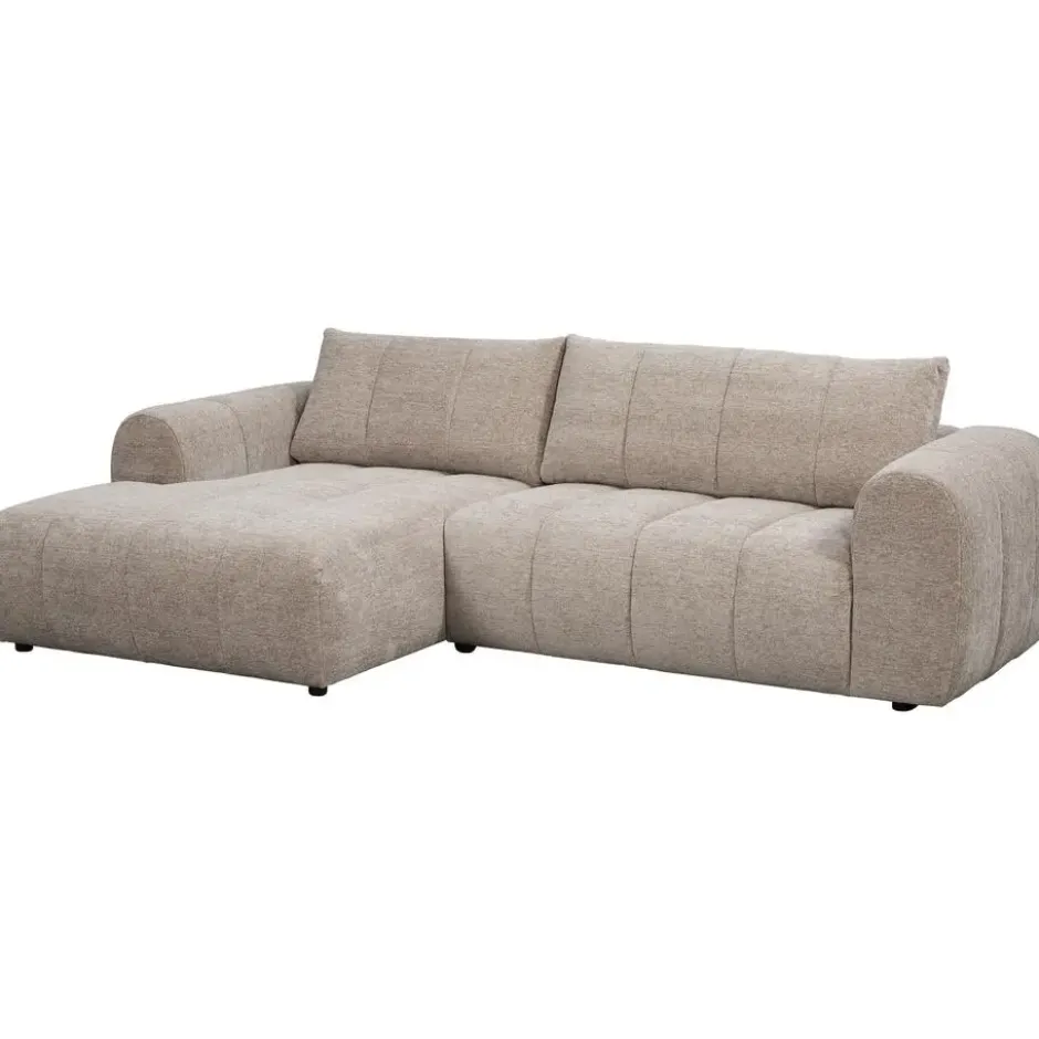 Hoekbank Juliette links - Raven - taupe