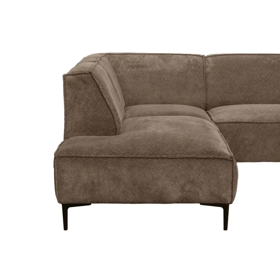 Hoekbank Romy links - stof Egon - taupe