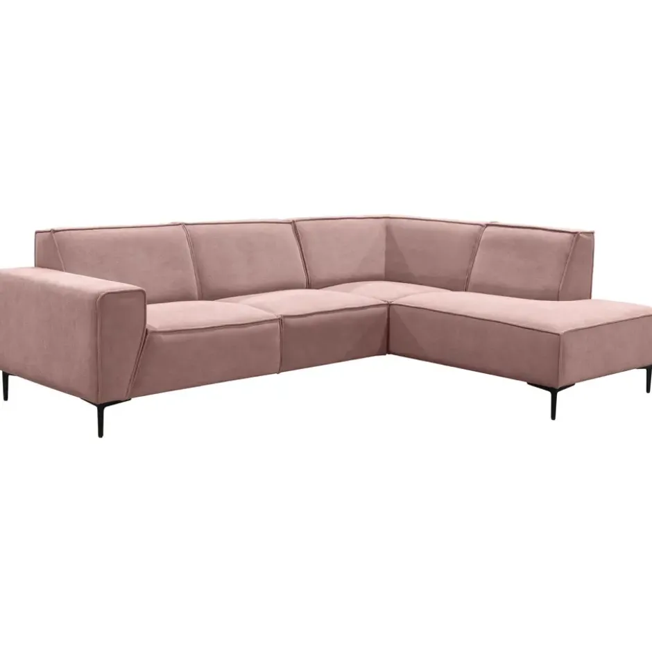 Hoekbank Romy rechts - roze
