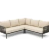 Hoek loungeset 5 personen Aluminium/wicker Grijs Coco Ibiza
