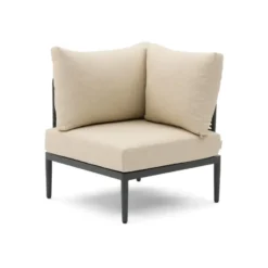 Hoek loungeset 5 personen Aluminium/wicker Grijs Coco Ibiza