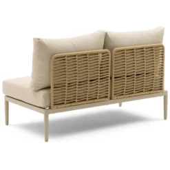 Hoek loungeset 5 personen Wicker/Aluminium/Aluminium/wicker Taupe Coco Ibiza