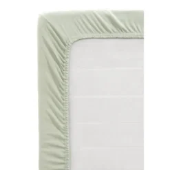 Hoeslaken Jersey - licht groen - 90x200 cm