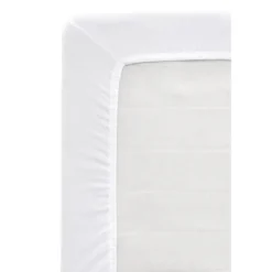 Hoeslaken Jersey - wit - 160 x 200 cm