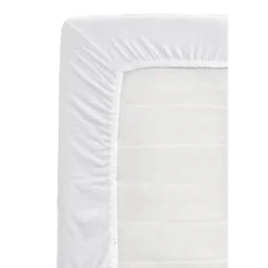 Hoeslaken Jersey - wit - 80x200 cm