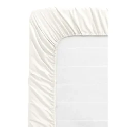 Hoeslaken Katoen - off white - 90x200 cm