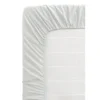 Hoeslaken Percale katoen - lichtgrijs - 90x200 cm