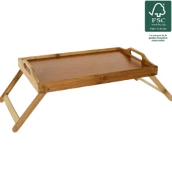 Home Deco Factory bed tafeltje / dienblad op pootjes - 45 x 30 cm