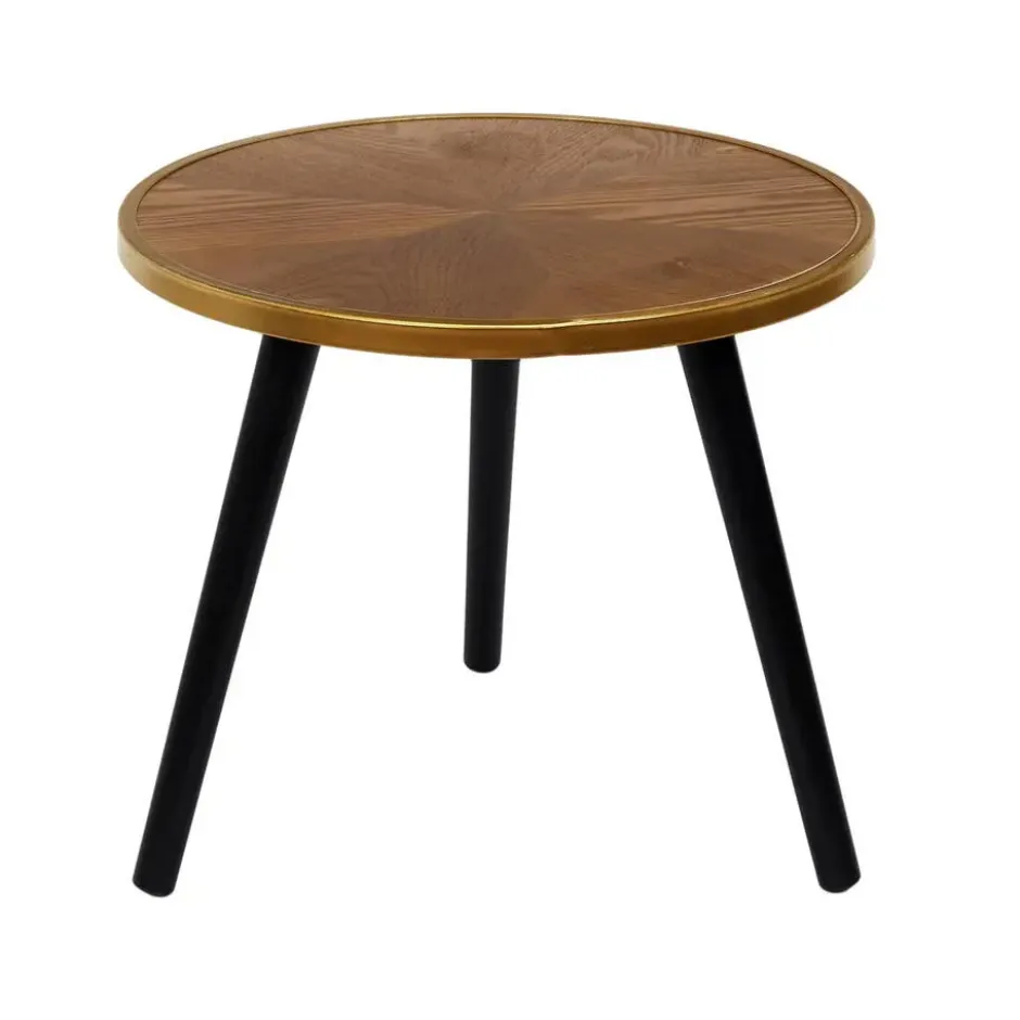Home Deco Factory Bijzettafels/salontafels Tiny - set 2x - hout