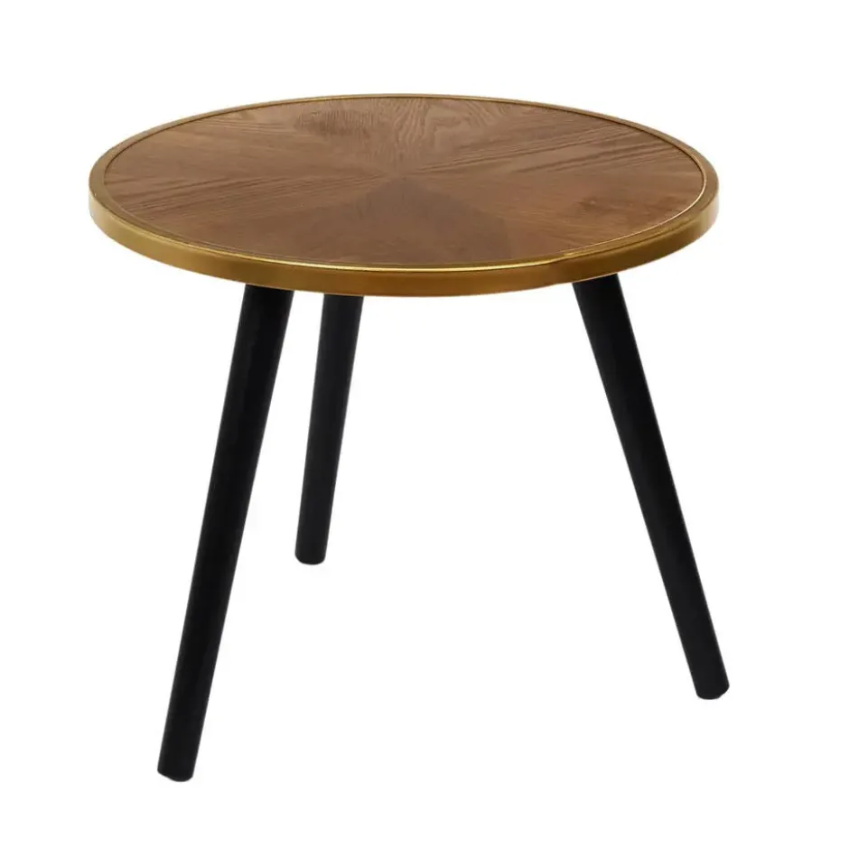 Home Deco Factory Bijzettafels/salontafels Tiny - set 2x - hout