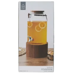 Home Deco Factory Drankdispenser met kraantje - 6L - glas