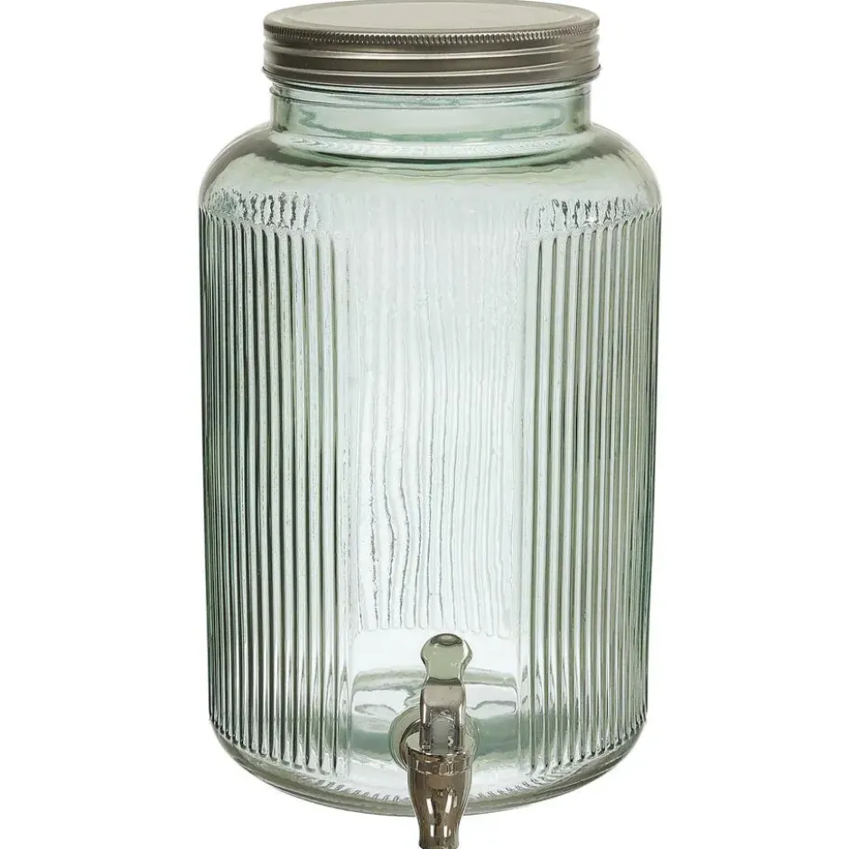 Home Deco Factory Drankdispenser met kraantje - 5L - glas