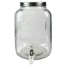 Home Deco Factory Drankdispenser met kraantje - 8.0L - glas