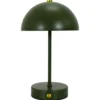 Home Deco Factory LED tafellamp - groen - metaal - 25.5 cm