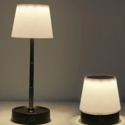 Home deco factory Oplaadbare LED lamp - verstelbare hoogte - touch