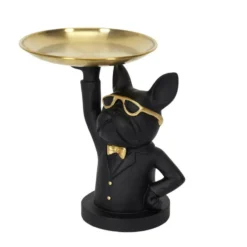 Home Deco Factory Sleutelrek - Deco Beeldje butler hond - 21 cm