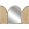 Home Deco Factory Spiegel Bali - hout - met deurtjes - 40 x 50 cm