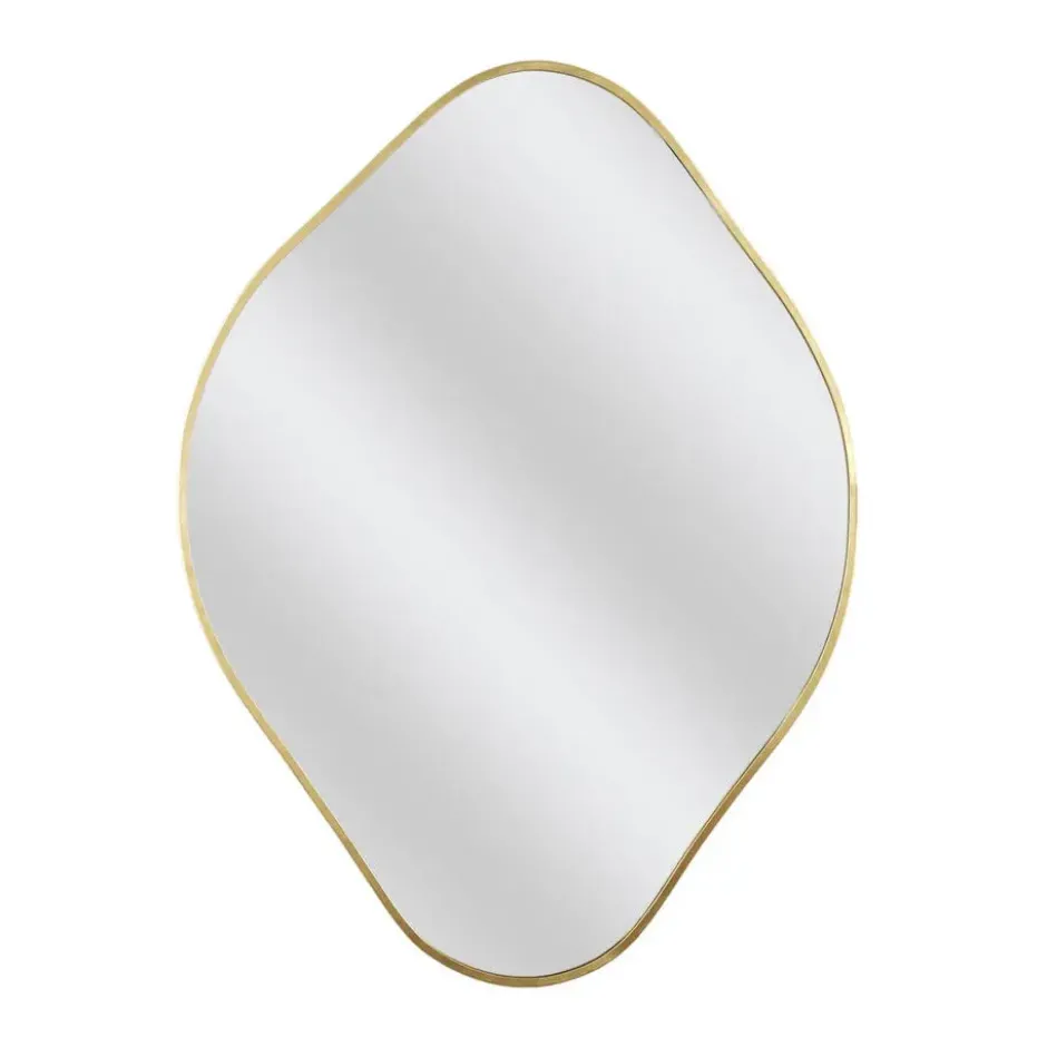Home Deco Factory Spiegel - goud - 44 x 60 cm - wandspiegel